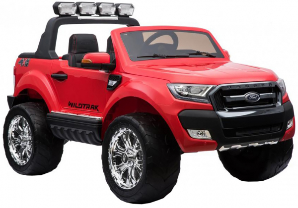 Masinuta electrica Premier Ford Ranger 4x4, 12V, roti cauciuc EVA, scaun piele ecologica, rosu [10]