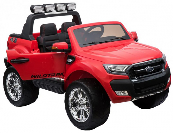 Masinuta electrica Premier Ford Ranger 4x4, 12V, roti cauciuc EVA, scaun piele ecologica, rosu [12]