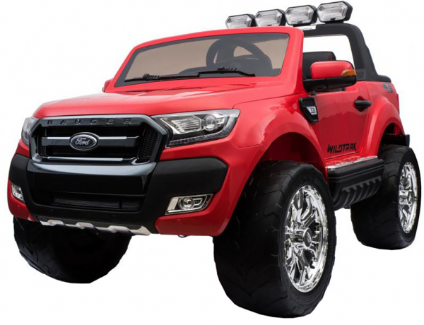 Masinuta electrica Premier Ford Ranger 4x4, 12V, roti cauciuc EVA, scaun piele ecologica, rosu [11]