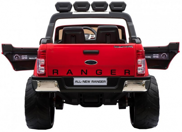 Masinuta electrica Premier Ford Ranger 4x4, 12V, roti cauciuc EVA, scaun piele ecologica, rosu [8]