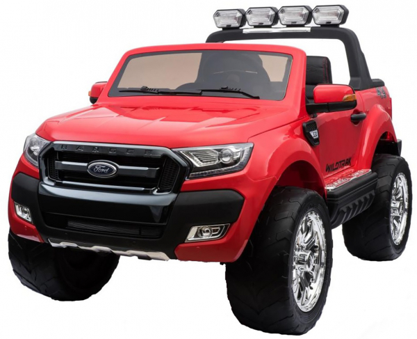 Masinuta electrica Premier Ford Ranger 4x4, 12V, roti cauciuc EVA, scaun piele ecologica, rosu [13]