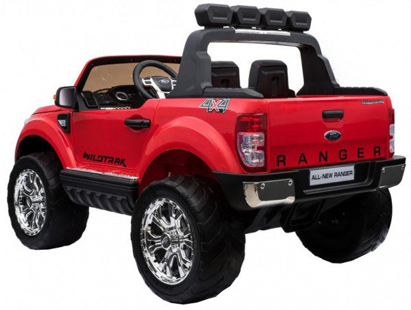 Masinuta electrica Premier Ford Ranger 4x4, 12V, roti cauciuc EVA, scaun piele ecologica, rosu [3]
