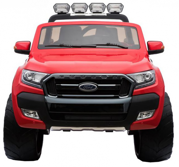 Masinuta electrica Premier Ford Ranger 4x4, 12V, roti cauciuc EVA, scaun piele ecologica, rosu [2]