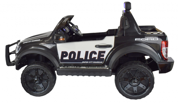 Masinuta electrica politie Premier Ford Raptor, 12V, roti cauciuc EVA, scaun piele ecologica negru [10]