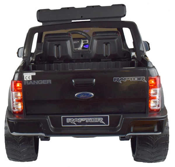 Masinuta electrica politie Premier Ford Raptor, 12V, roti cauciuc EVA, scaun piele ecologica negru [7]