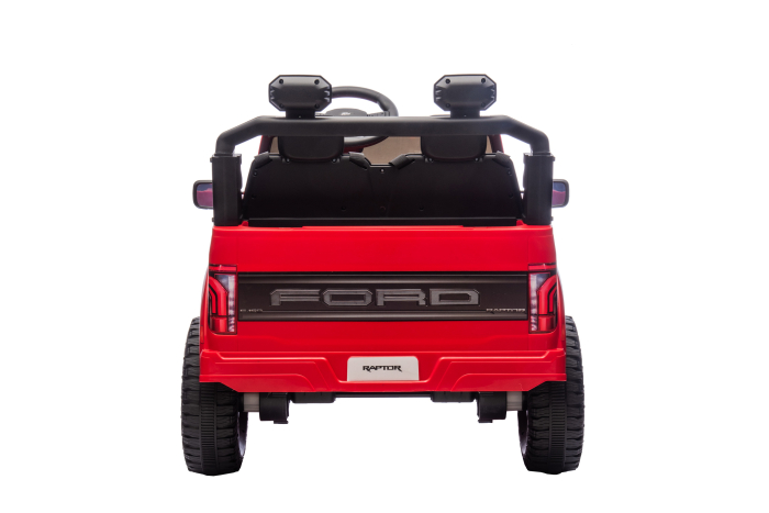 Masinuta electrica Premier Ford Raptor F150, 24V, 2 copii, scaun piele ecologica, rosu [5]