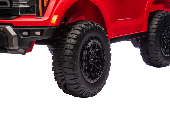 Masinuta electrica Premier Ford Raptor F150, 24V, 2 copii, scaun piele ecologica, rosu [15]