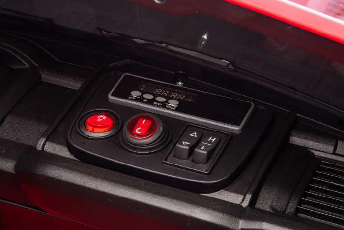 Masinuta electrica Premier Ford Raptor F150, 24V, 2 copii, scaun piele ecologica, rosu [29]