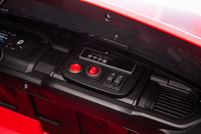 Masinuta electrica Premier Ford Raptor F150, 24V, 2 copii, scaun piele ecologica, rosu [33]