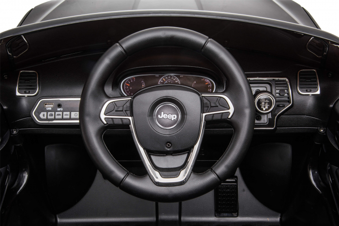 Masinuta electrica Premier Jeep Grand Cherokee, 12V, roti cauciuc EVA, scaun piele ecologica, negru [23]