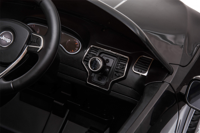 Masinuta electrica Premier Jeep Grand Cherokee, 12V, roti cauciuc EVA, scaun piele ecologica, negru [19]