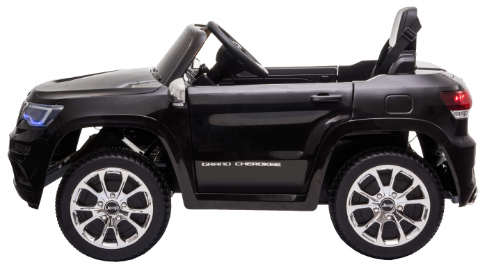 Masinuta electrica Premier Jeep Grand Cherokee, 12V, roti cauciuc EVA, scaun piele ecologica, negru [6]