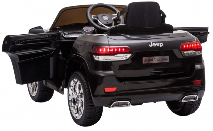 Masinuta electrica Premier Jeep Grand Cherokee, 12V, roti cauciuc EVA, scaun piele ecologica, negru [15]