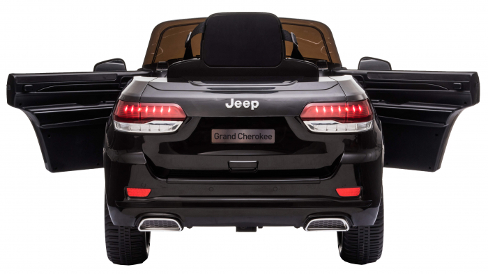 Masinuta electrica Premier Jeep Grand Cherokee, 12V, roti cauciuc EVA, scaun piele ecologica, negru [16]