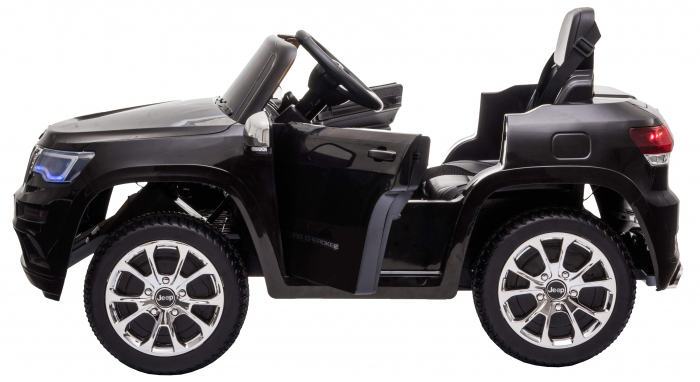 Masinuta electrica Premier Jeep Grand Cherokee, 12V, roti cauciuc EVA, scaun piele ecologica, negru [13]