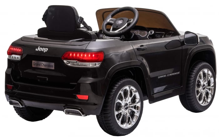 Masinuta electrica Premier Jeep Grand Cherokee, 12V, roti cauciuc EVA, scaun piele ecologica, negru [9]