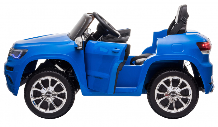 Masinuta electrica Premier Jeep Grand Cherokee, 12V, roti cauciuc EVA, scaun piele ecologica, albastru [12]