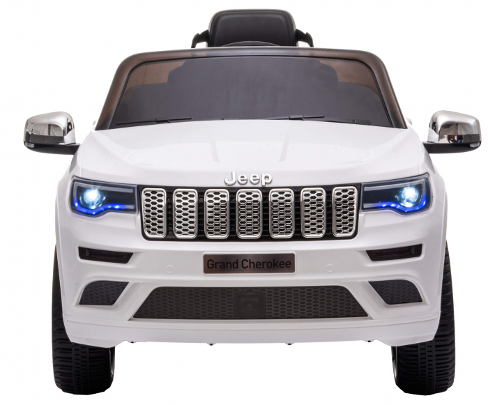 Masinuta electrica Premier Jeep Grand Cherokee, 12V, roti cauciuc EVA, scaun piele ecologica, alb [3]
