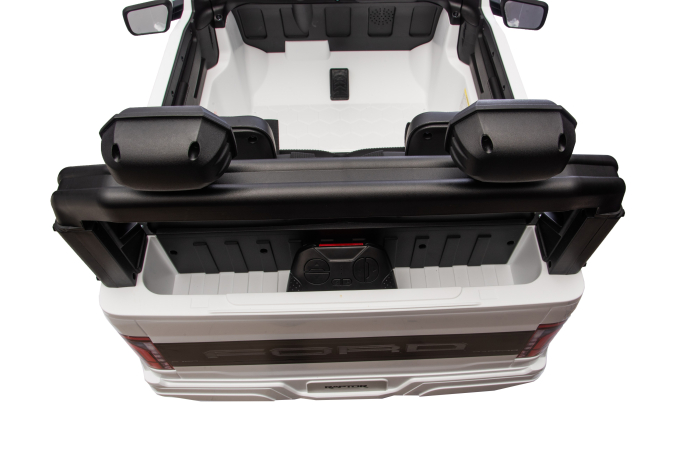 Masinuta electrica Premier Ford Raptor F150, 24V, 2 copii, scaun piele ecologica, alb [24]