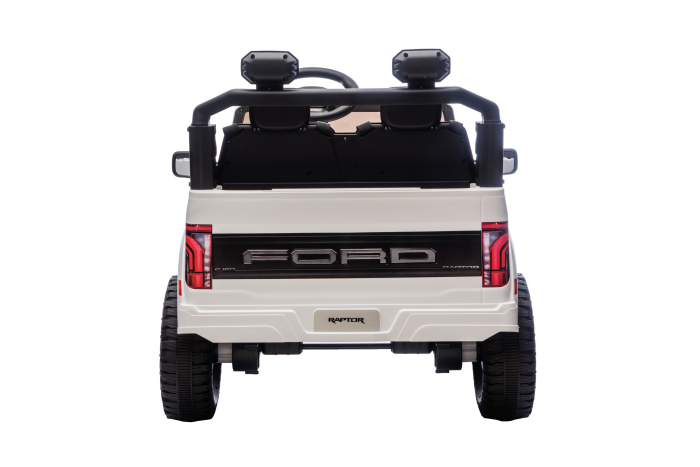 Masinuta electrica Premier Ford Raptor F150, 24V, 2 copii, scaun piele ecologica, alb [6]