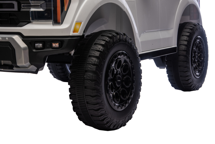 Masinuta electrica Premier Ford Raptor F150, 24V, 2 copii, scaun piele ecologica, alb [17]