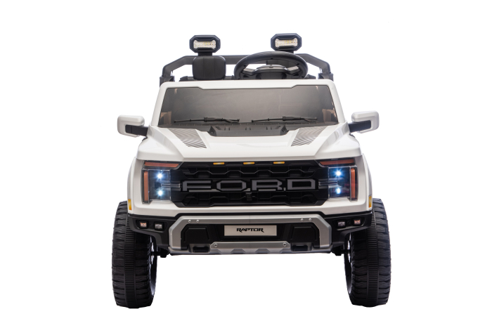 Masinuta electrica Premier Ford Raptor F150, 24V, 2 copii, scaun piele ecologica, alb [31]