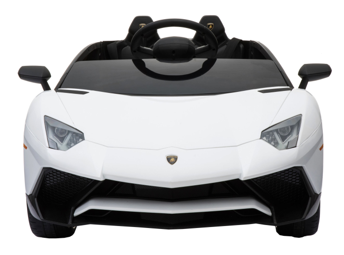 Masinuta electrica Premier Lamborghini Aventador ST, 12V, alb [4]