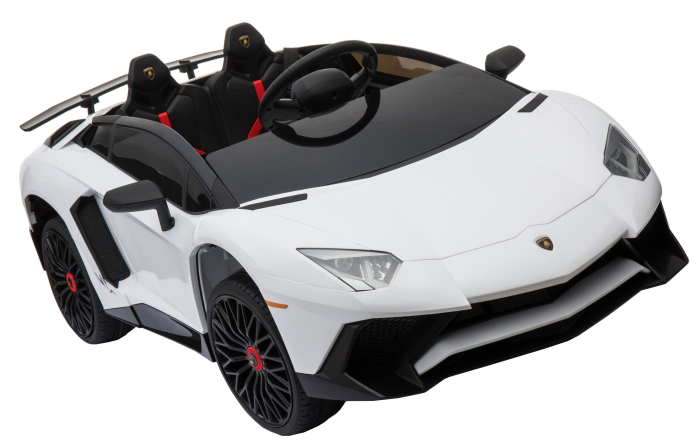 Masinuta electrica Premier Lamborghini Aventador ST, 12V, alb [2]