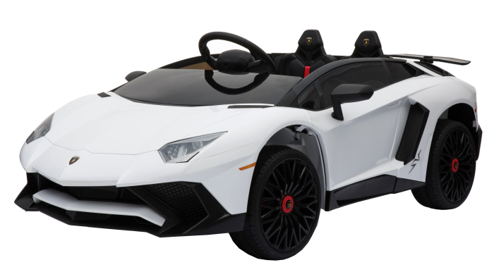 Masinuta electrica Premier Lamborghini Aventador ST, 12V, alb [6]