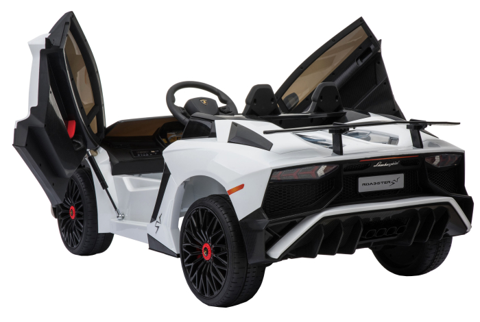 Masinuta electrica Premier Lamborghini Aventador ST, 12V, alb [13]