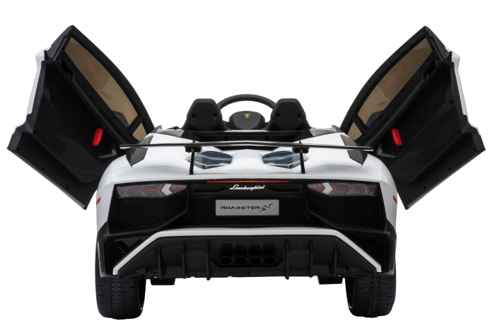Masinuta electrica Premier Lamborghini Aventador ST, 12V, alb [14]