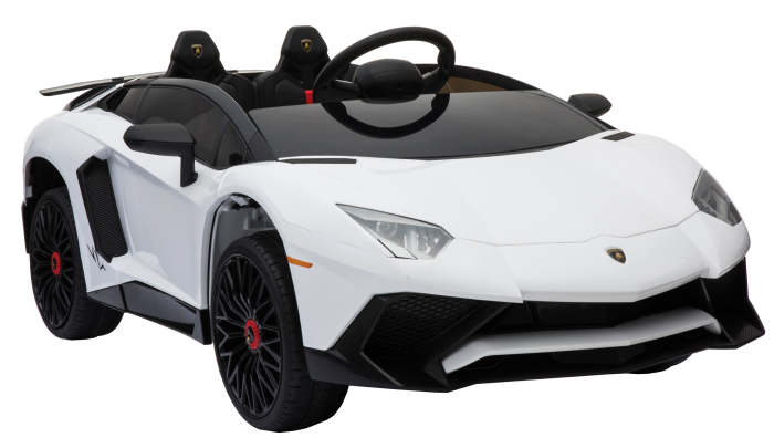 Masinuta electrica Premier Lamborghini Aventador ST, 12V, alb [10]