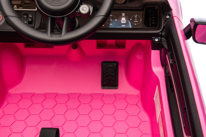 Masinuta electrica Premier Porsche Cayenne E-Hybrid Coupe, 12V, scaun piele ecologica, roz [30]