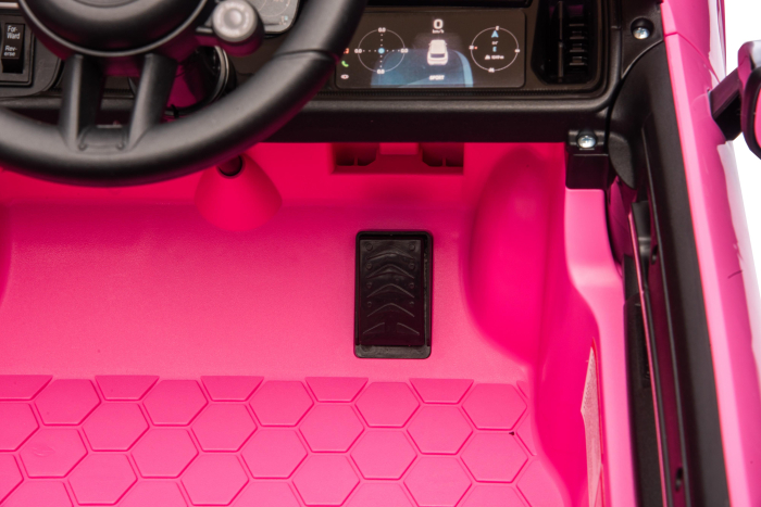 Masinuta electrica Premier Porsche Cayenne E-Hybrid Coupe, 12V, scaun piele ecologica, roz [31]