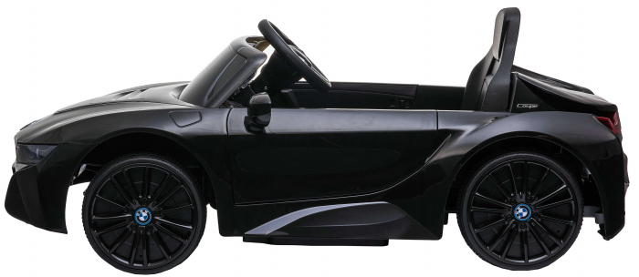 Masinuta electrica Premier BMW i8, 12V, roti cauciuc EVA, scaun piele ecologica, negru [5]