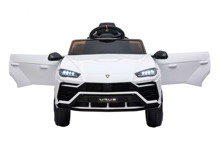 Masinuta electrica Lamborghini Urus, 12V, roti cauciuc EVA, scaun piele ecologica, alb [8]