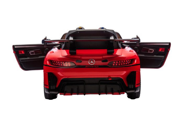 Masinuta electrica Premier Mercedes Benz AMG GT3, 12V, roti cauciuc EVA, scaun piele ecologica, rosu [11]