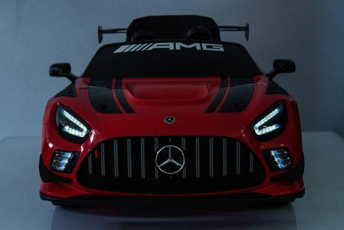 Masinuta electrica Premier Mercedes Benz AMG GT3, 12V, roti cauciuc EVA, scaun piele ecologica, rosu [20]