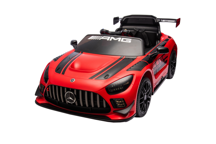 Masinuta electrica Premier Mercedes Benz AMG GT3, 12V, roti cauciuc EVA, scaun piele ecologica, rosu [14]