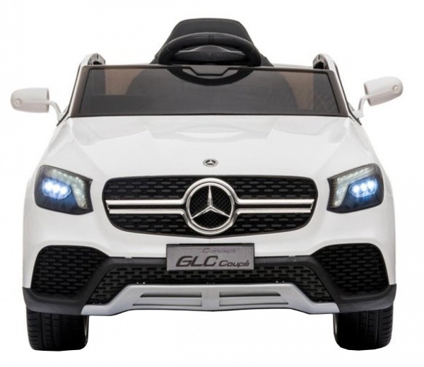 Masinuta electrica Premier Mercedes GLC Concept Coupe, 12V, roti cauciuc EVA, scaun piele ecologica, alb [6]