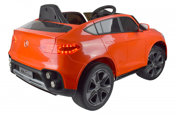 Masinuta electrica Premier Mercedes GLC Concept Coupe, 12V, roti cauciuc EVA, scaun piele ecologica, rosu [15]