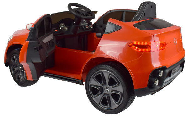 Masinuta electrica Premier Mercedes GLC Concept Coupe, 12V, roti cauciuc EVA, scaun piele ecologica, rosu [4]