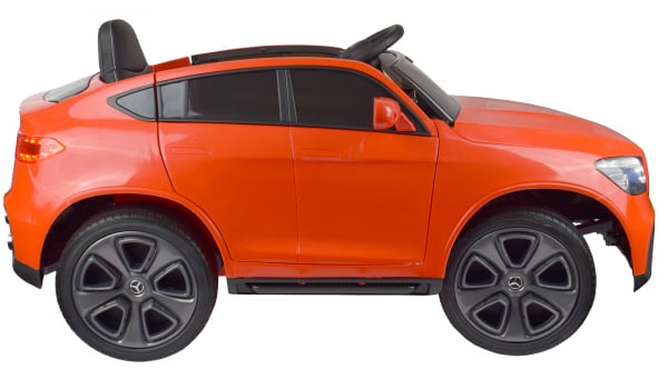 Masinuta electrica Premier Mercedes GLC Concept Coupe, 12V, roti cauciuc EVA, scaun piele ecologica, rosu [14]