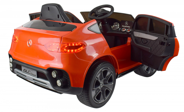 Masinuta electrica Premier Mercedes GLC Concept Coupe, 12V, roti cauciuc EVA, scaun piele ecologica, rosu [2]