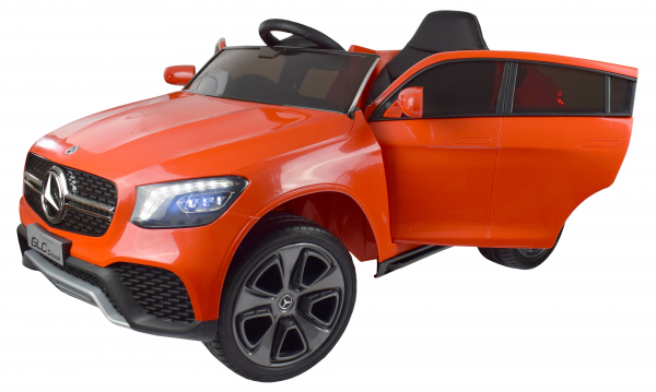 Masinuta electrica Premier Mercedes GLC Concept Coupe, 12V, roti cauciuc EVA, scaun piele ecologica, rosu [6]