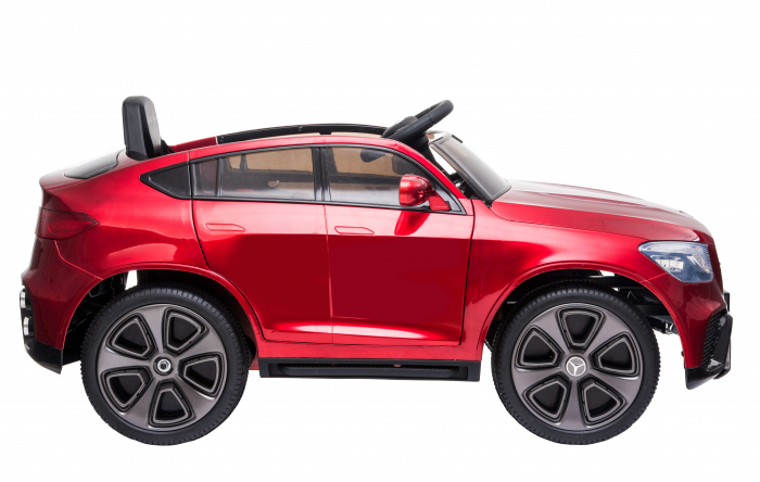 Masinuta electrica Premier Mercedes GLC Concept Coupe, 12V, roti cauciuc EVA, scaun piele ecologica, visiniu [9]