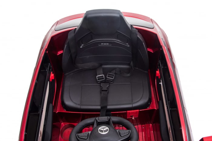 Masinuta electrica Premier Mercedes GLC Concept Coupe, 12V, roti cauciuc EVA, scaun piele ecologica, visiniu [12]