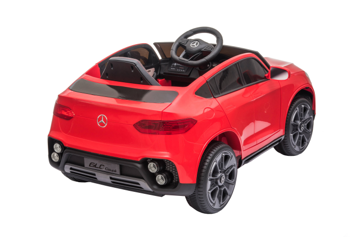 Masinuta electrica Premier Mercedes GLC Concept Coupe Facelift, 12V, roti cauciuc EVA, scaun piele ecologica, rosu [21]