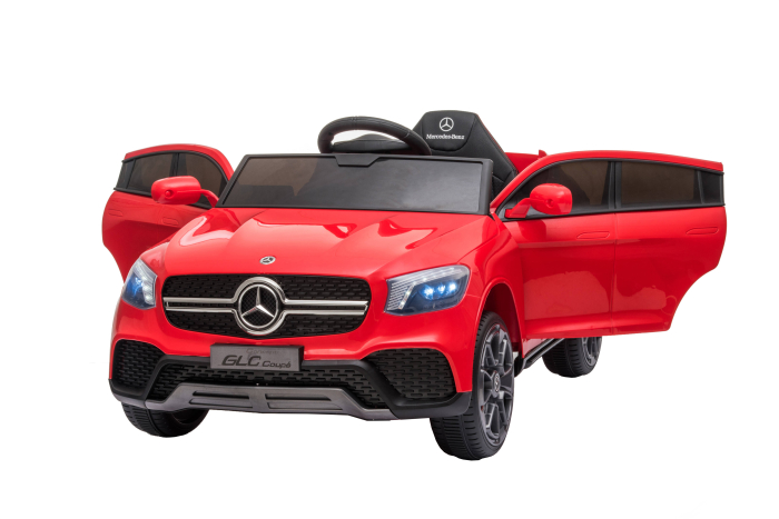 Masinuta electrica Premier Mercedes GLC Concept Coupe Facelift, 12V, roti cauciuc EVA, scaun piele ecologica, rosu [13]