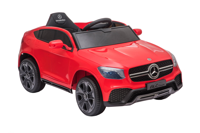 Masinuta electrica Premier Mercedes GLC Concept Coupe Facelift, 12V, roti cauciuc EVA, scaun piele ecologica, rosu [18]